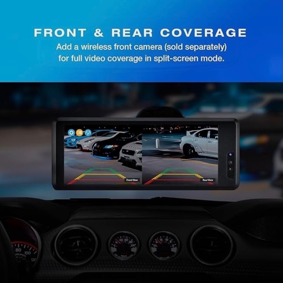 NIB Type S Solar-Powered Wireless Backup Camera Adjustable Lens 6.8" Touchscreen - Picture 6 of 8